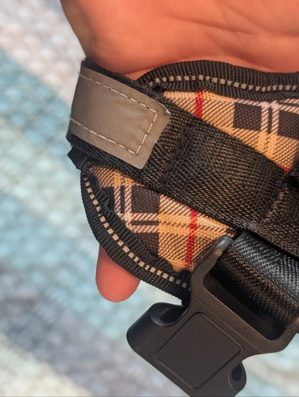 Joyride Small Pet Harness in Plaid Black Size XS 2 Pack